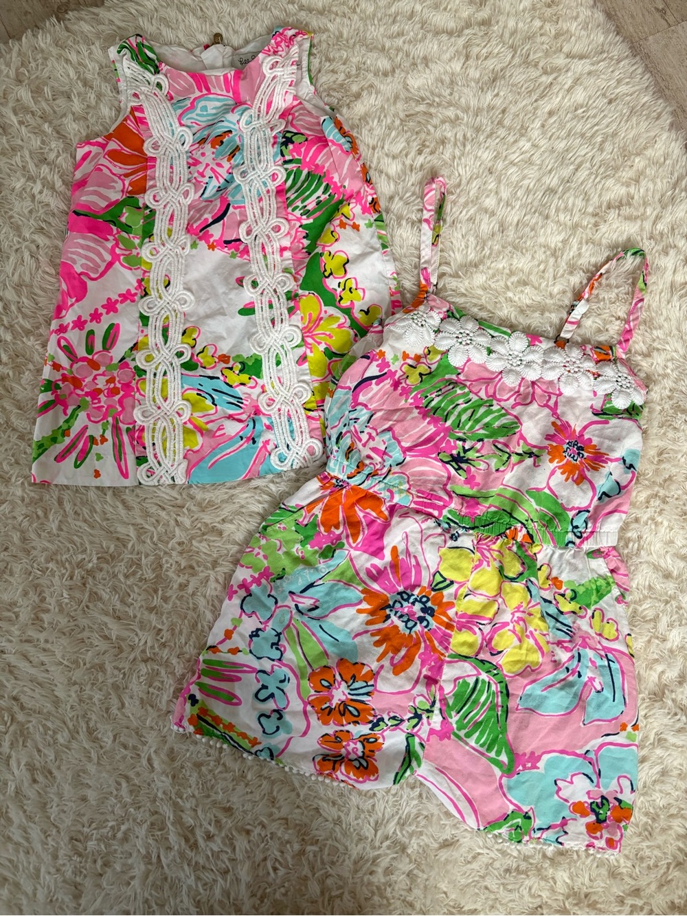 Set of matching girls Lilly Pulitzer outfits